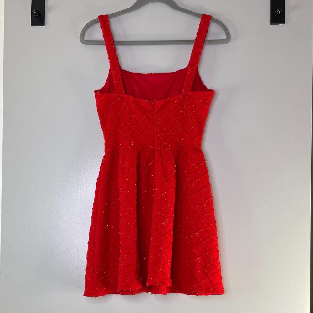 Red Mini Dress - Picture 4 of 5